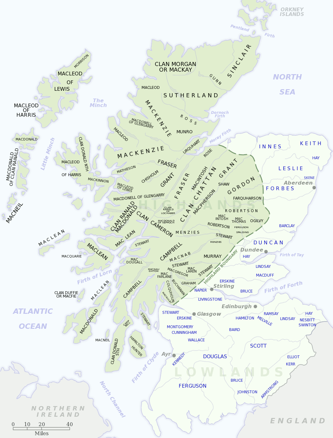 кланы Шотландии